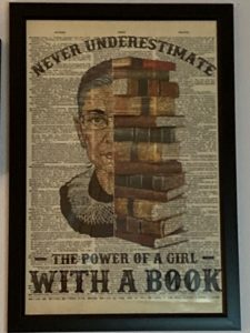 Ruth Bader Ginsburg Girl with a Book